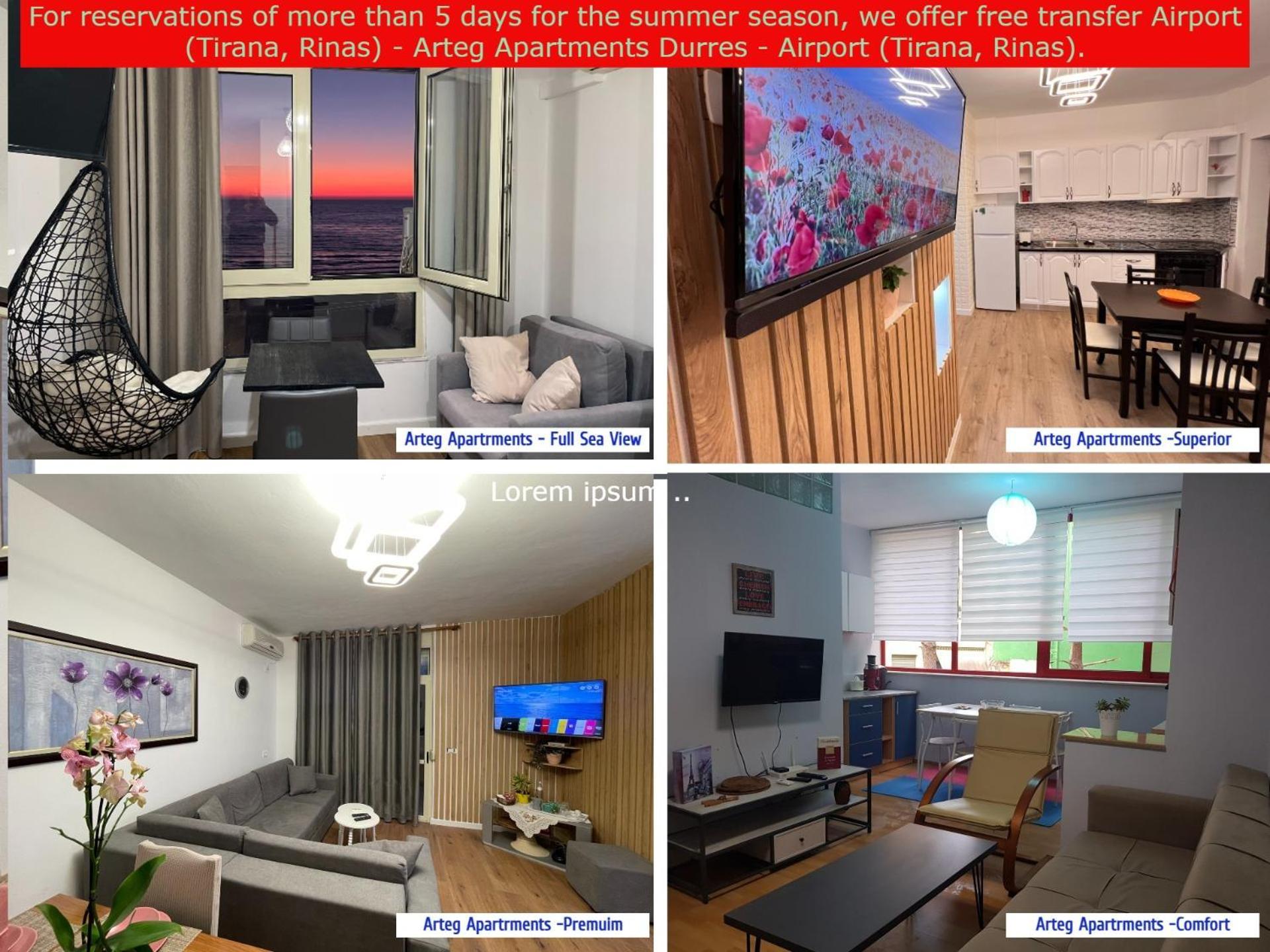 Arteg Apartments Durrës Kültér fotó